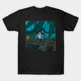 Scary ghost pirate T-Shirt